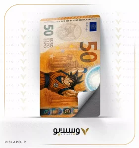 برچسب کارت بانکی طرح گوکوی دراگون‌بال